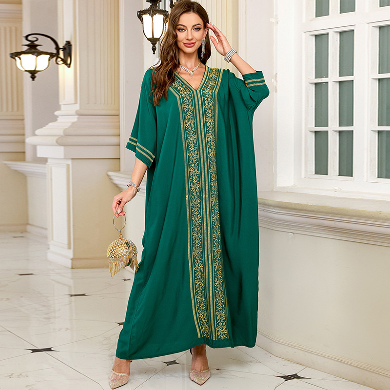 Swimsuit Cover Ups Embroidery  - Cover Up Kaftan 리뷰 및 가격