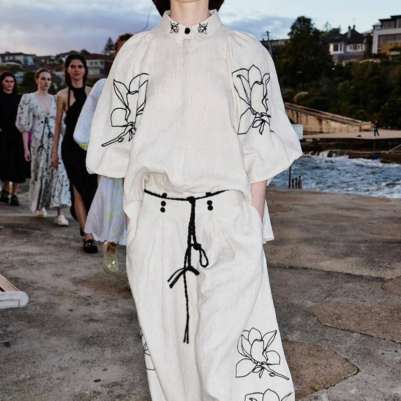 Elegant Women Linen Boho Two P - Linen Pant Wide 리뷰 및 가격