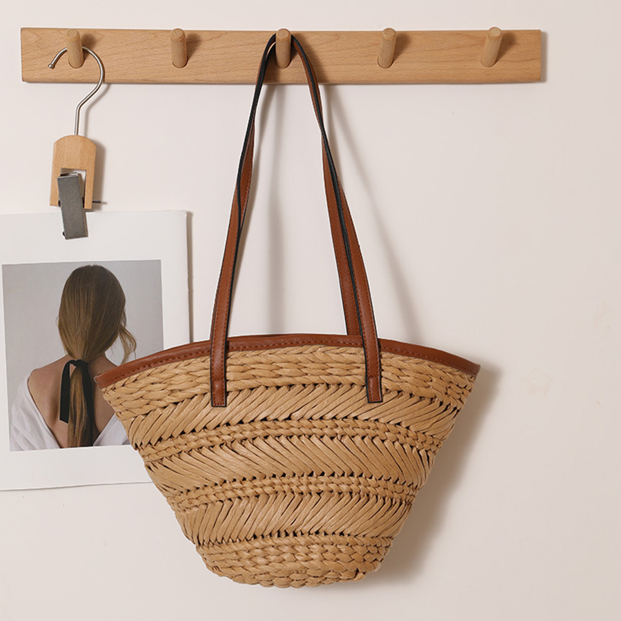 Summer Basket Straw Bags for W - Crochet Bag Raffia 리뷰 및 가격
