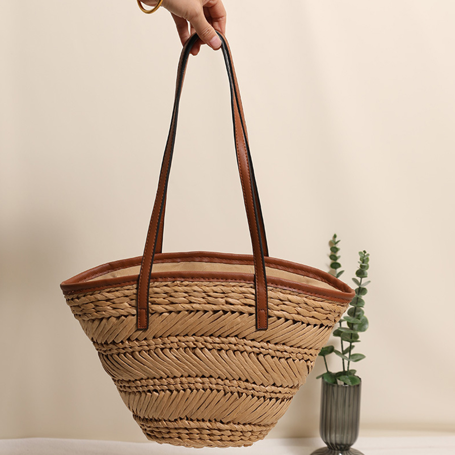 Summer Basket Straw Bags for W - Crochet Bag Raffia 리뷰 및 가격
