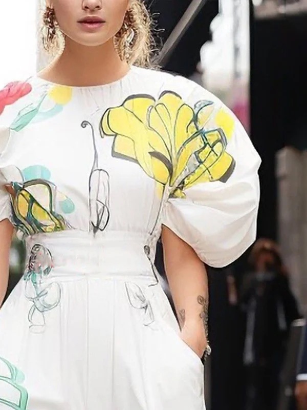 Krisstarsgirls Summer Flower P - Romper Floral Print 리뷰 및 가격