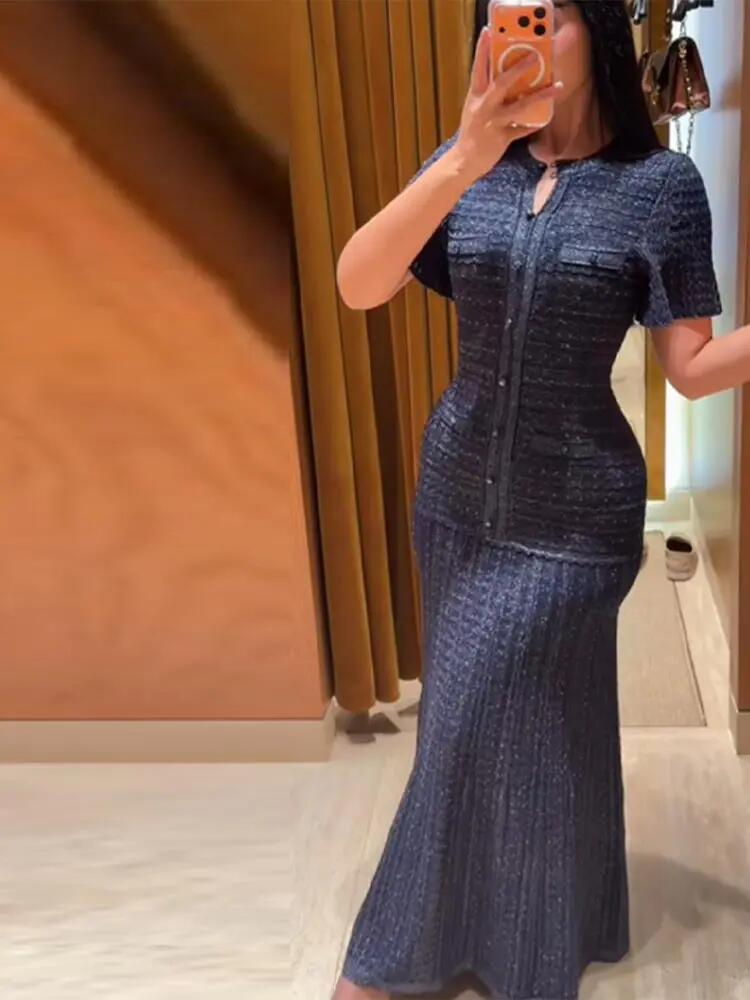 Knitted Slim Maxi Dress Women  - Linen Dress Wrap 리뷰 및 가격