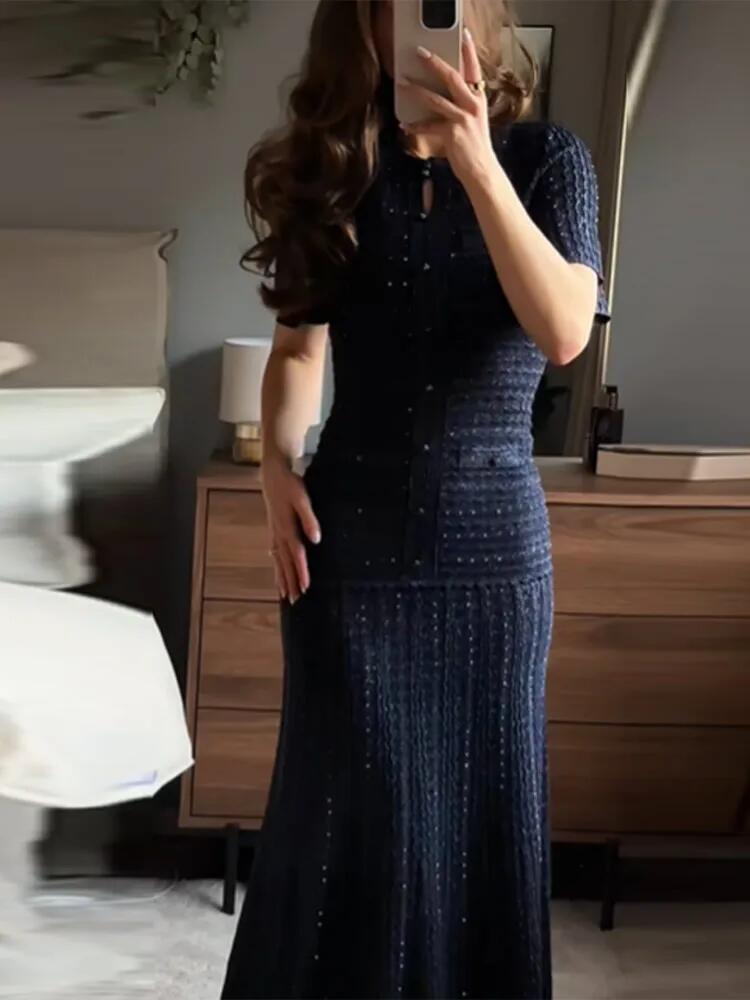 Knitted Slim Maxi Dress Women  - Linen Dress Wrap 리뷰 및 가격