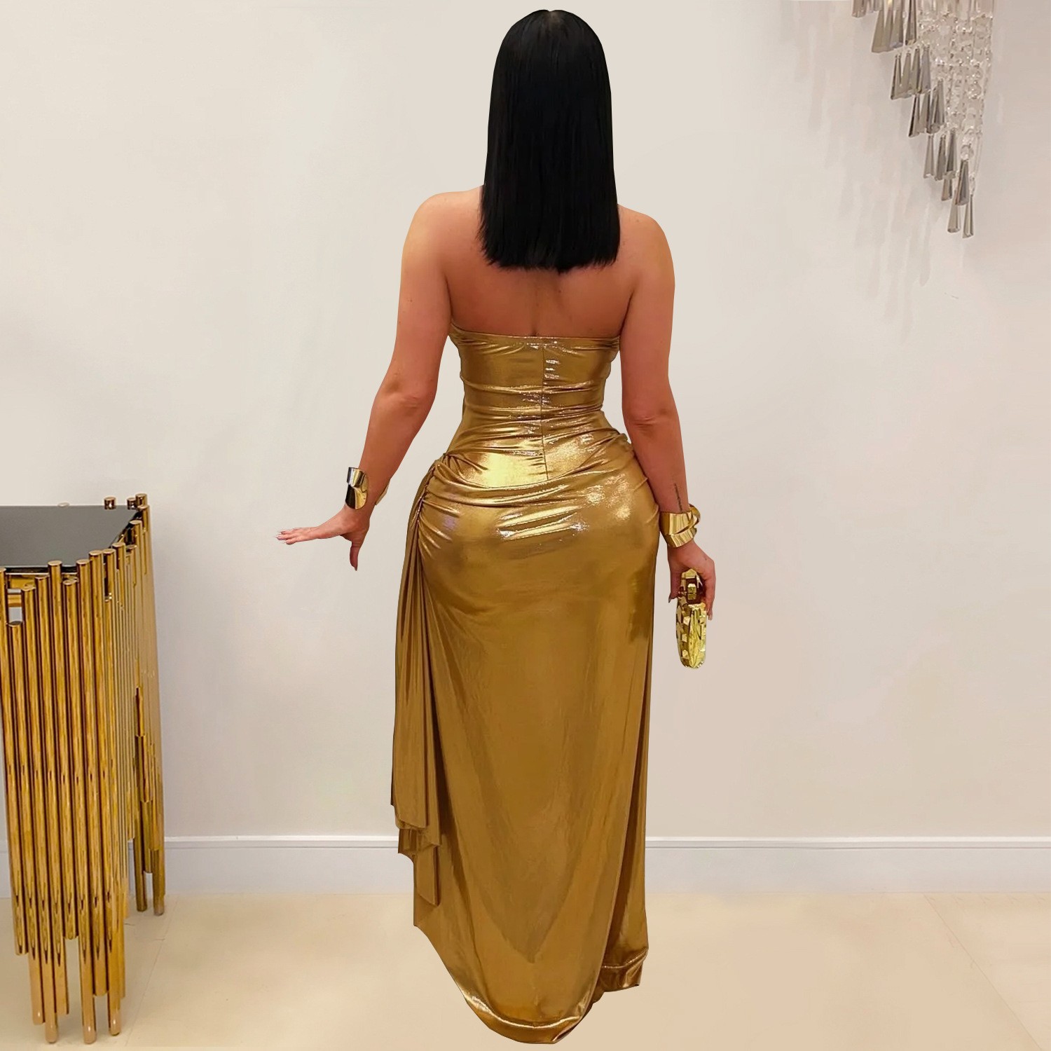Wedding Guest Dress Evening Ha - Maxi Dress Halter 리뷰 및 가격