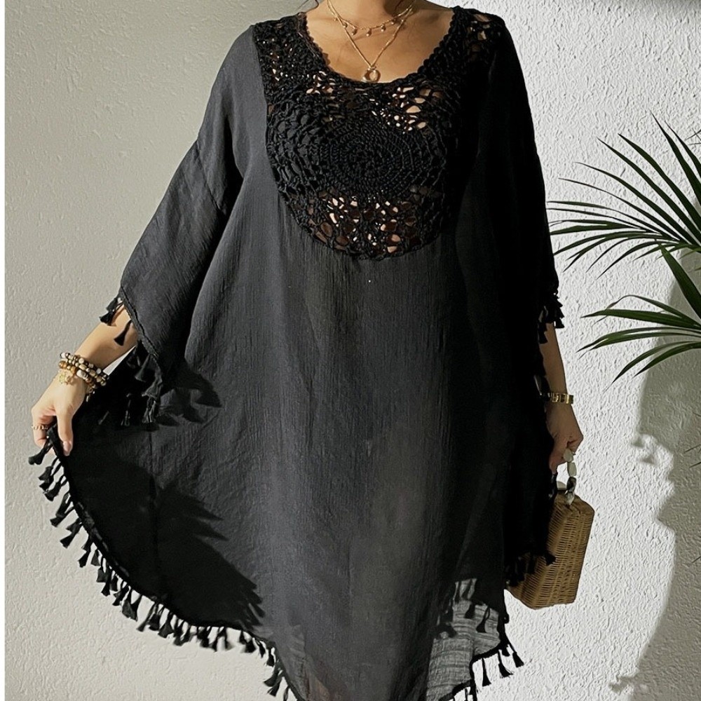 Square Neck Summer Sunscreen S - Cover Up Kaftan 리뷰 및 가격