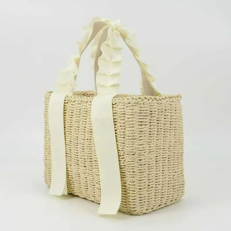 Straw Woven Handbag Summer Vac - Tote Bag Beach 리뷰 및 가격