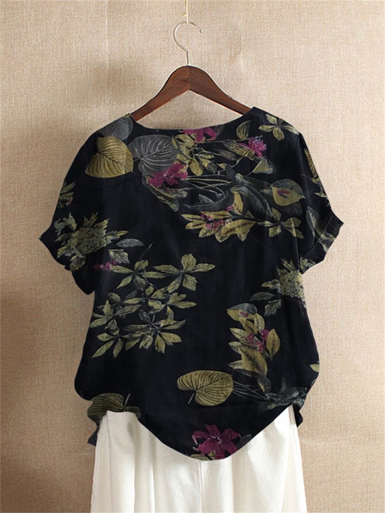 ZANZEA Women Cotton Shirt Fash - Romper Floral Print 리뷰 및 가격