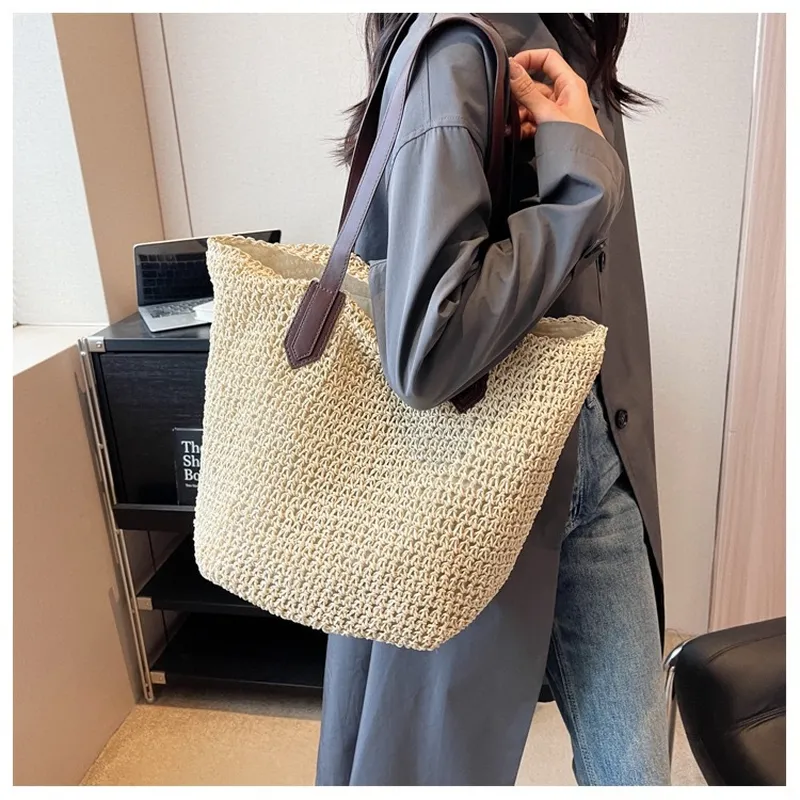 Women's handwoven straw tote b - Tote Bag Beach 리뷰 및 가격